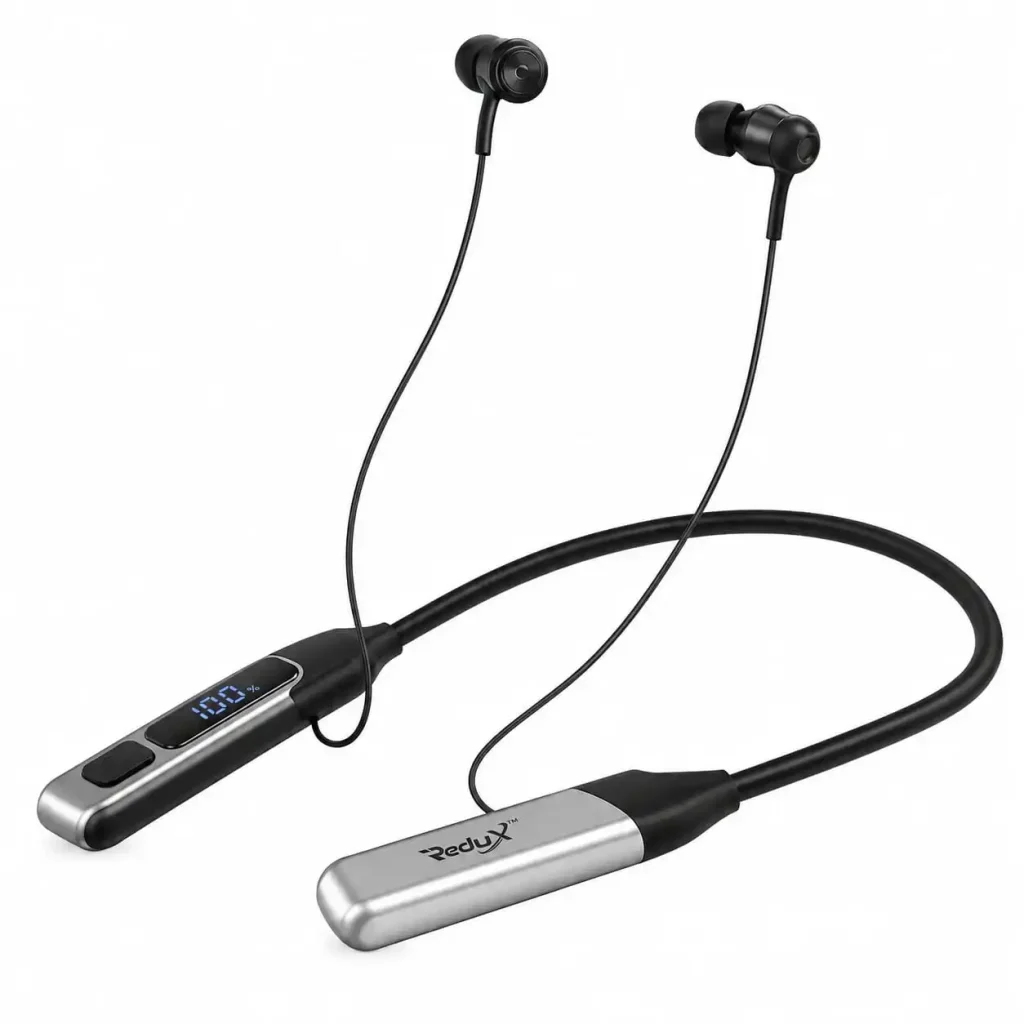 Redyx GT-A10 Bluetooth 5.4 wireless neckband earphones with TF card support